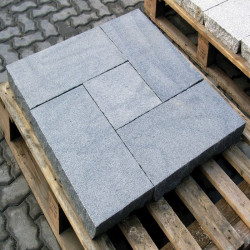 6 x 100 cm Granit-Sichtschutz Alvaro anthrazit