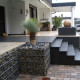 4 x 35 cm Granit-Trittstufen Alvaro anthrazit 100 cm lang