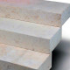 15 x 40 cm Kalkstein-Blockstufen Blancka Flava weiß 200 cm lang