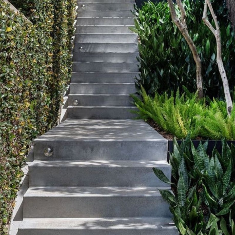 18 x 40 cm Kalkstein-Blockstufen Blancka Flava weiß 80 cm lang