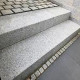 20 x 40 cm Granit-Blockstufen Elena weißgrau 350 cm lang