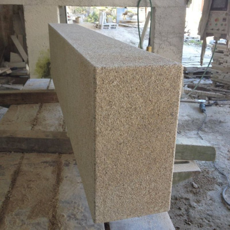 15 x 40 cm Granit-Blockstufen Tiago gelb
