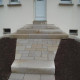 15 cm starke Granit-Podestplatte Tiago hellgelb Format 200 x 200 cm