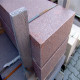 20 x 35 cm Granit-Blockstufen Laahs rot 120 cm lang