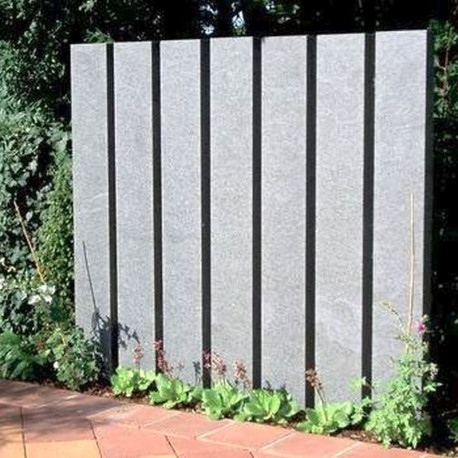 10 x 25 cm Granitpalisaden Alvaro anthrazit 100 cm lang