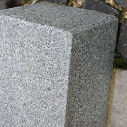 25 x 25 cm Granitpfosten Alvaro anthrazit 100 cm lang