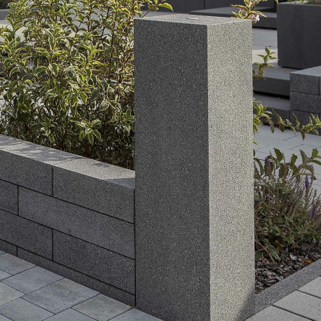 30 x 30 cm Granitpfosten Alvaro anthrazit