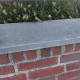 3 cm starke Granit-Mauerabdeckplatten Alvaro anthrazit