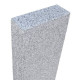 8 x 25 cm Granitpalisaden Elena weißgrau 100 cm lang