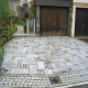 12 cm starke Granit-Pflasterplatten Elena weißgrau 60 x 40 cm