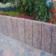 10 x 25 cm Granitpalisaden Laahs rot 100 cm lang