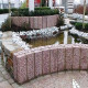 10 x 25 cm Granitpalisaden Laahs rot