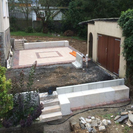 Granit-Sitzblöcke Tiago gelb 100 x 50 x 50 cm