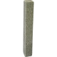 14 - 16 cm hohe Schiefer-Blockstufen anthrazit - schwarz bruchrauh