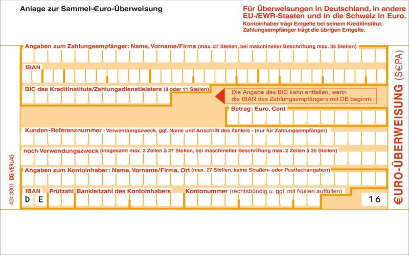 Zahlung auf Rechnung