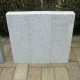 8 x 20 cm Granitpalisaden Elena weißgrau 100 cm lang