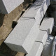 30 x 30 cm Granitpfosten Elena weißgrau 300 cm lang