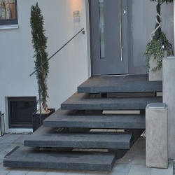15 cm Granit-Podestplatte Alvaro anthrazit