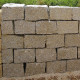 20 x 20 cm Granit Kleinmauersteine Tiago gelb ca 20 cm hoch